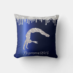 Almofada Marinho Blue Metallic Silver Sparkasse Gymnastics