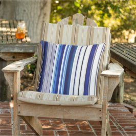 Almofada Marinho de Verão Blue Boat Trendy Strips