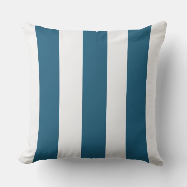 Almofada Marinho e interior branco (Frente)