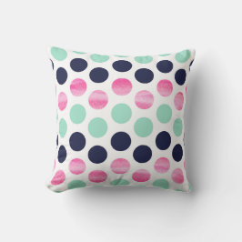 Almofada Marinho rosa e Travesseiro decorativo de impressão