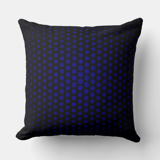 Almofada Marinho Techno Dots Modern Black (Frente)