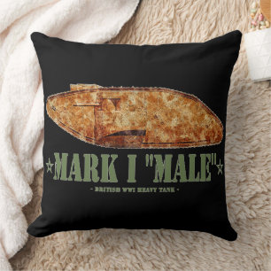Almofada Mark I Male World War One British Heavy Tank WI