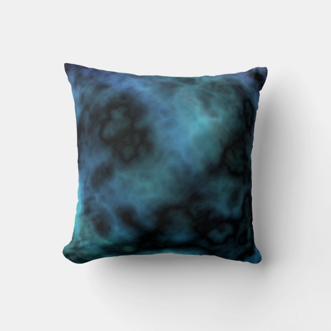Almofada Mármaco Azul Faux (Frente)