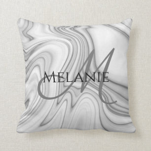 Almofada Mármore Branco Elegante Moderno
