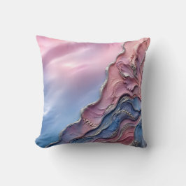 Almofada Mármore Pastel Rosa Azul Decor Feminino Suave