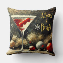Martini de Natal de Cranberry Triplo Retro dos Ano