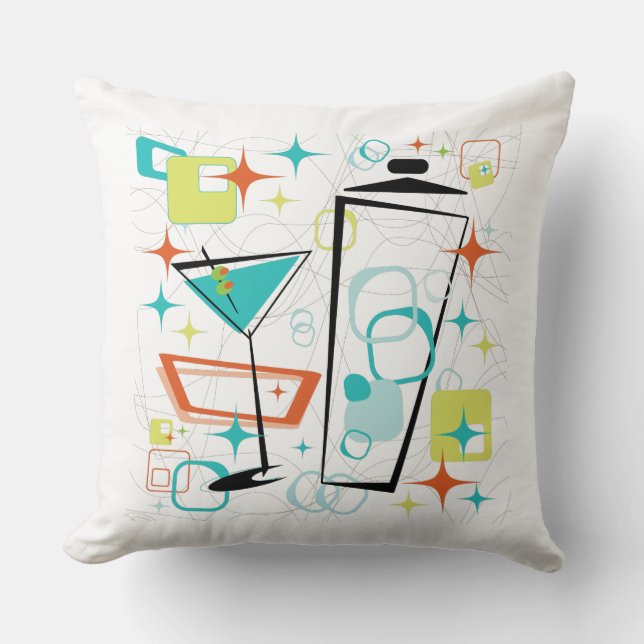 Almofada Martinis um travesseiro Ir-Ir (Frente)