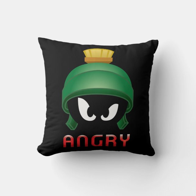 Almofada MARVIN O MARCIANO™ Emoji Zangado (Frente)