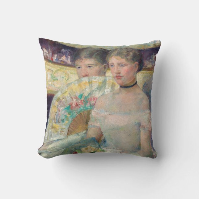 Almofada Mary Cassatt - O camarote (Frente)