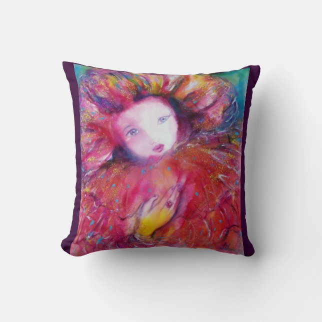 Almofada MÁSCARA EM VERMELHO / Esquerda veneziana (Frente)