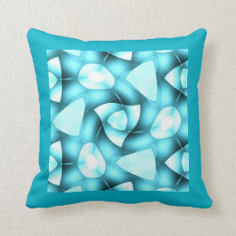 Almofada Máscaras de Geometrics torcido Aqua