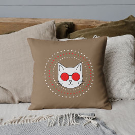Almofada Mascote Personalizada de Gato Amante de Estimação 