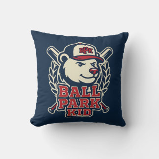 Almofada Mascote Urso de Beisebol Ball Park Kid