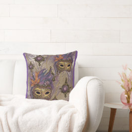 ALMOFADA MASQUERADE VENEZA  ARTE     