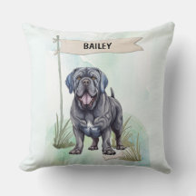 Mastim Napolitano Aquarela Cachorro Personalizado