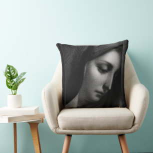 Almofada Mater Dolorosa Engrave por Carlo Dolci