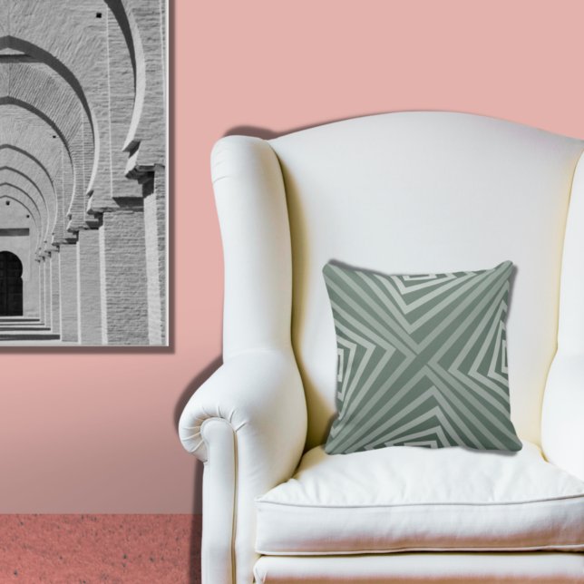 Almofada Matizes De Cinzas, Padrão Dispersível - Travesseir (Criador carregado)