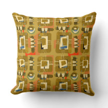 Matriz Étnica abstrato - Teal de Oliveira Terracot