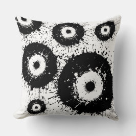 Almofada Mau, preto e branco