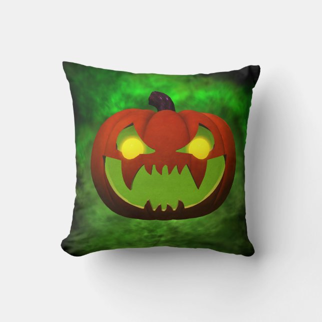 Almofada Mau Spooky HalloweenPumpkin (Frente)
