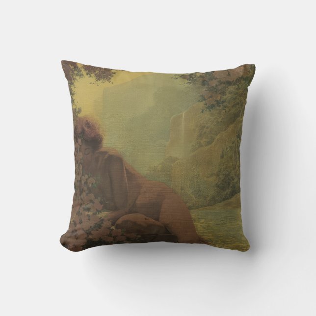 Almofada Maxfield Parrish art painting (Frente)