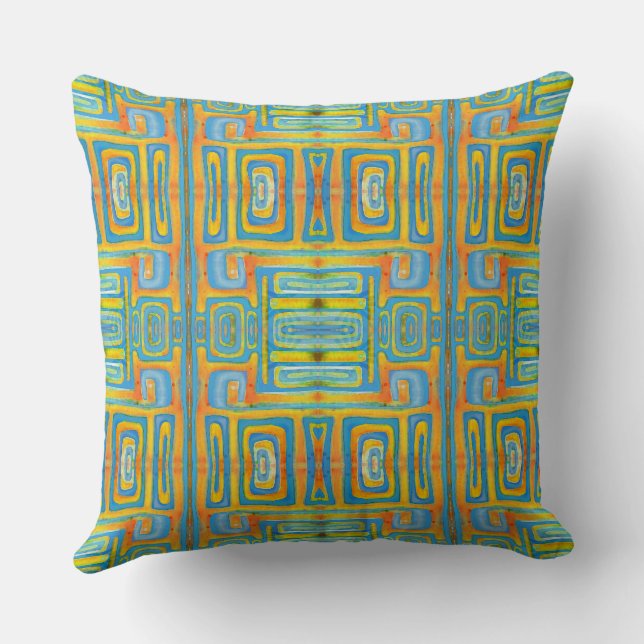 Almofada Mazipoodles No Loop Orange Teal (Verso)