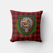 McIver Scottish Clan Tartan & Crest