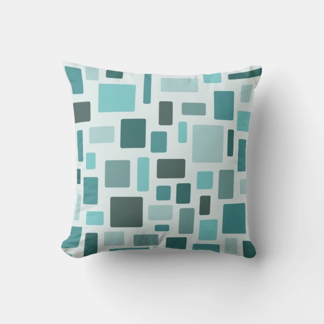 Almofada MCM Disarrayed Bricks Aquamarine (Frente)