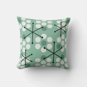 Almofada MCM Dots Sage do Século Médio Verde