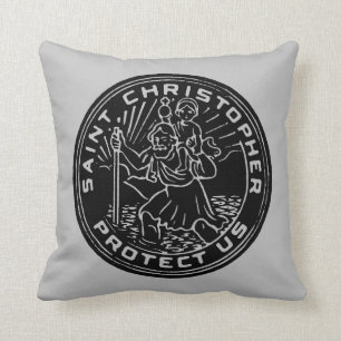 Almofada Medalha de Christopher de santo