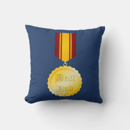 Almofada Medalha de Melhor Pai para o Dia dos Pais