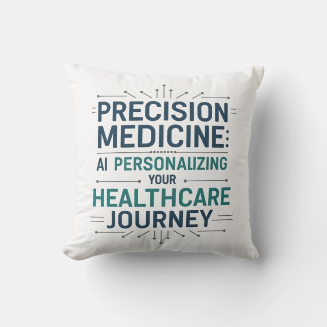 Almofada Medicina Precision - Personalização da IA no setor (Frente)