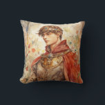 Almofada Medieval Prince<br><div class="desc">A Watercolour portrait of a Medieval prince</div>