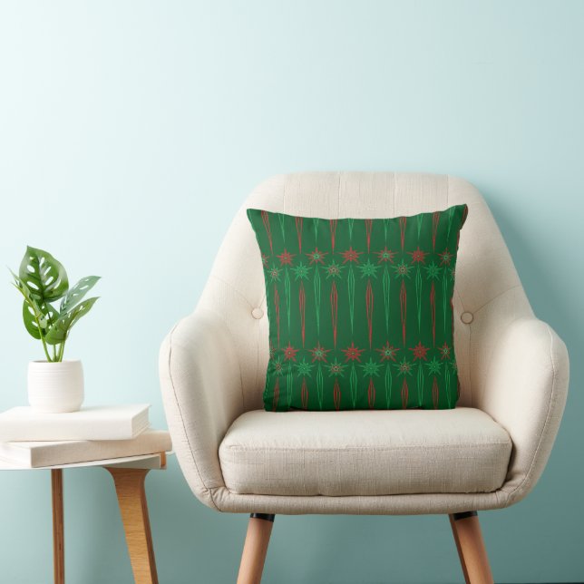 Almofada Médio Mod Íctil Travesseiro decorativo Verde (Cadeira)