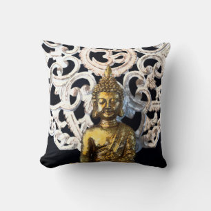Almofada Meditação Dourado de Ajna da mantra de Buddha OM