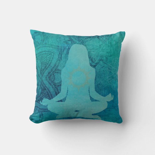 Almofada Meditação Zen Yoga Coração Chakra (Frente)