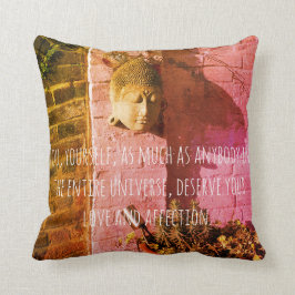 Almofada Meditation with Buddha's words