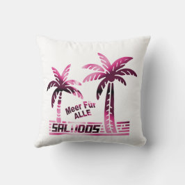 Almofada Meer Für ALLE - Palmendekor