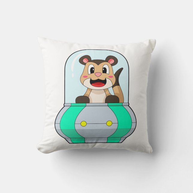 Almofada Meerkat com Submarino (Frente)