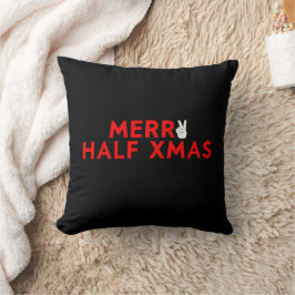 Almofada Meia feliz De Natal - Natal Engraçado No Feriado D
