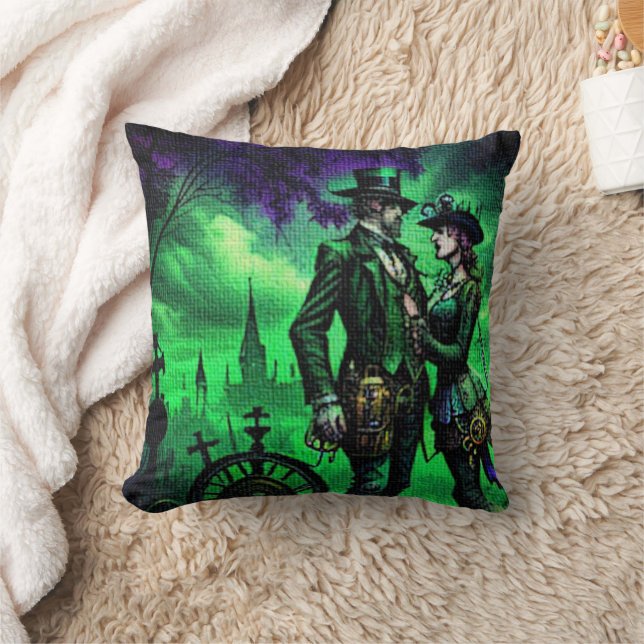 Almofada Meia-noite Fel-Mist (SteamPunk): (Cobertor)