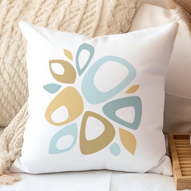 Almofada Meio século Mod Aqua, Travesseiro decorativo amare (Criador carregado)