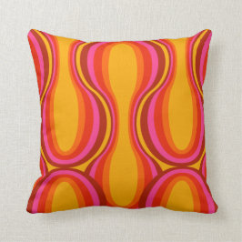 Almofada Meio século moderno 70s 60s travesseiro padrão