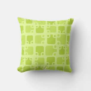 Almofada Meio século moderno padrão Chartreuse
