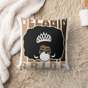 Almofada Melanin Bride com Afro