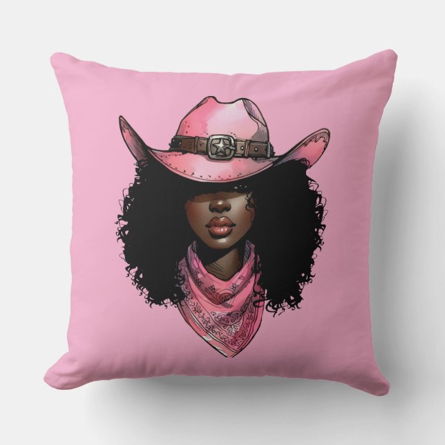 Almofada Melanin Rodeo Queen (Frente)
