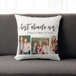 Almofada Melhor Abuela - Colagem de Fotos para Netos<br><div class="desc">Celebre sua Abuela com o Travesseiro decorativo de Colagem de Fotos da Melhor Abuela de Todos os Netos. Esta sauna personalizada apresenta uma bela coleção de fotos queridas, capturando momentos especiais com seus netos. Feito com materiais de alta qualidade, adiciona um toque na moda e sentimental a qualquer espaço, perfeito...</div>