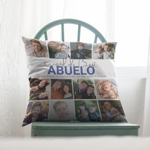 Almofada Melhor Aguelo do Mundo Colagem de Fotos