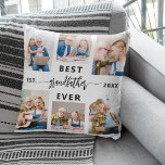 Almofada Melhor Colagem de Fotografias do Avô Nunca Vovô<br><div class="desc">Celebrar o amado vínculo com o Travesseiro decorativo de Colagem de Fotos "Melhor Avô de Sempre". Este travesseiro personalizado apresenta uma colagem de fotos valiosas capturando momentos especiais com netos. O título sincero "Melhor Avô Nunca" acrescenta um toque amoroso. Criado a partir de tecido durável de alta qualidade, é perfeito...</div>