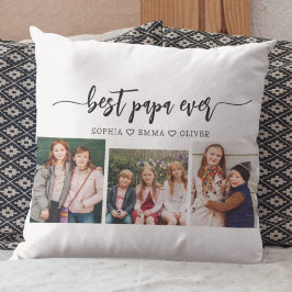 Almofada Melhor Colagem de Fotos dos Avós do Papa Avô